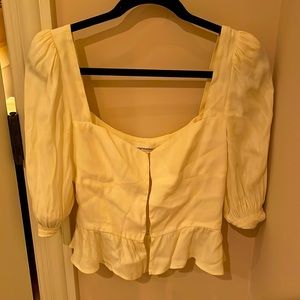 Reformation button up blouse